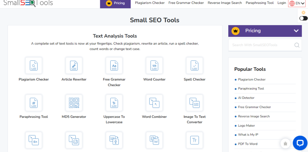 Small SEO tools 